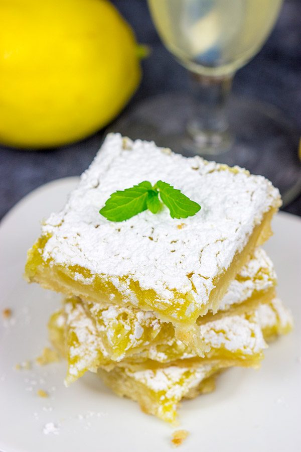 Lemon Coconut Bars. These taste like summer on a plate! #lemon #summer #dessert