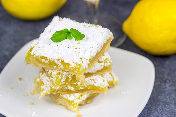Lemon Coconut Bars. These taste like summer on a plate! #lemon #summer #dessert