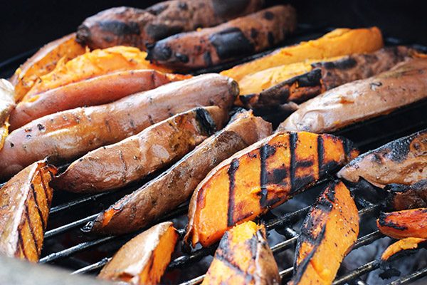 Cilantro Lime Grilled Sweet Potatoes