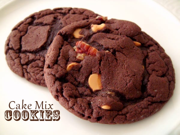 Devil's Food Cake Mix Cookies