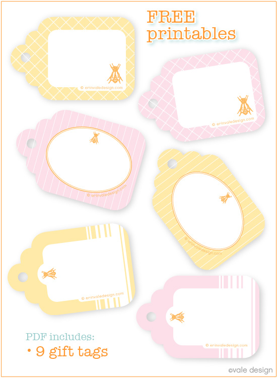 free printable gift tag