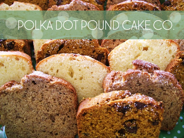 polka dot pound cake