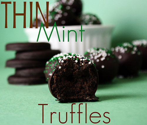thin mint truffles thin mint truffles