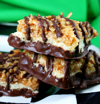homemade samoa bars homemade samoa bars