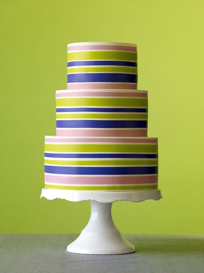 striped cake