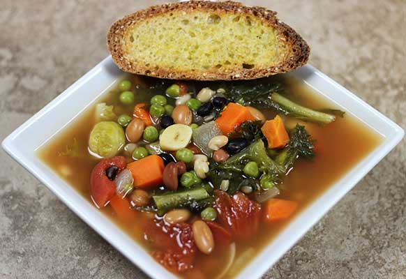Quick and Easy Vegetable Bean Soup. Click for recipe from Spiced!