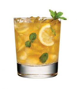 Rue Bourbon Rye Smash--click for recipe from Spiced!