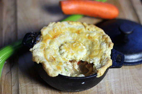 Homemade Chicken Pot Pie--click for recipe on Spiced!