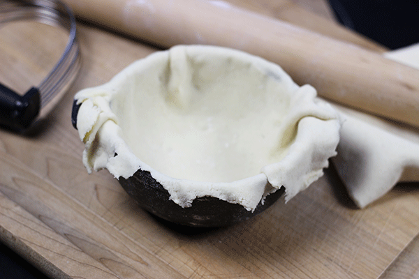 Delicious homemade pie crust for chicken pot pie