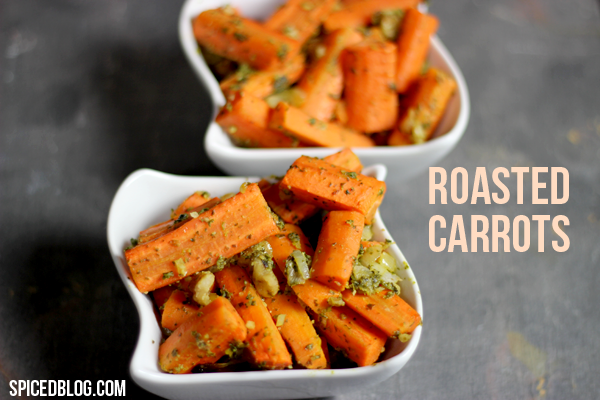 Easy & Delicious Roasted Carrots With Pesto Recipe! #recipe