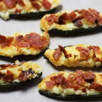 Salami Jalapeno Poppers--click for recipe from Spiced!