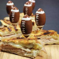 Turkey and Swiss Panini on Sourdough