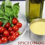 Mediterranean Couscous with Roasted Tomatoes--so easy and quick!