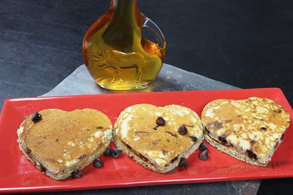 Chocolate Cherry Pancakes Chocolate Cherry Pancakes