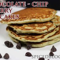 Chocolate Chip Cherry Pancakes