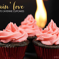 Make your Valentine some Burning Love cupcakes! They have a secret ingredient!