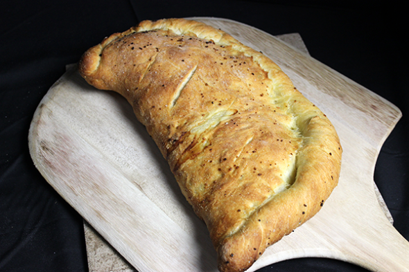 How to Make an Amazing Homemade Calzone--click for recipe from Spiced!