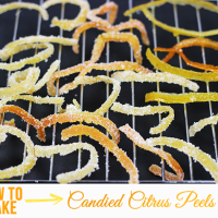 How to make Candied Citrus Peels!