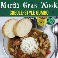 MARDI GRAS WEEK! Chicken and Sausage Gumbo, Creole-Style!