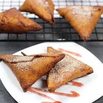 Cinnamon Cheesecake Dessert Somosa--click for recipe from Spiced!