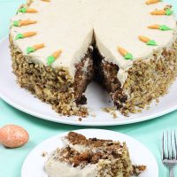 Carrot Cake with Brown Sugar Cream Cheese Frosting--click for recipe from Spiced!
