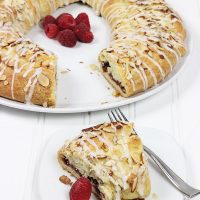 Raspberry Almond Kringle--click for recipe from Spiced!