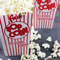 Parmesan + Rosemary Stovetop Popcorn--click for recipe from Spiced!