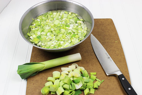 Irish Potato Leek Soup--click for recipe from Spiced!