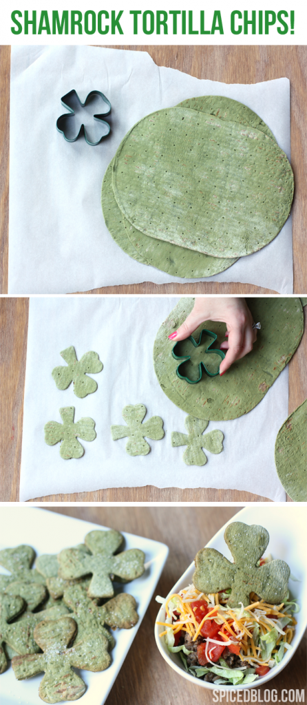 How to make Shamrock Tortilla Chips for St. Patrick's Day