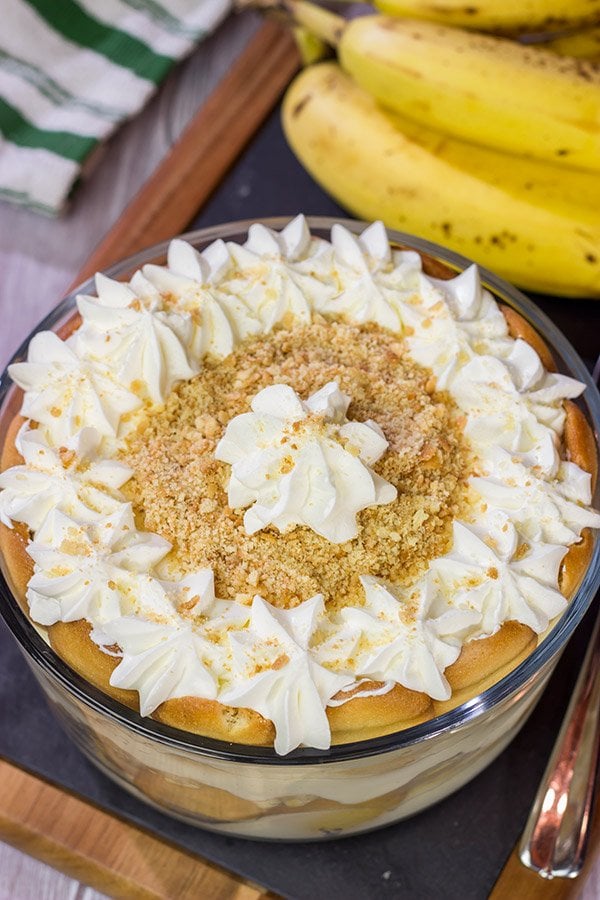 This Homemade Southern Banana Pudding is a classic dessert...and it's super easy to make! It'll leave your family and friends begging for your “secret family recipe!”