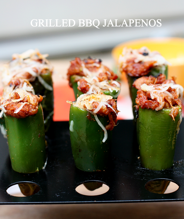 {Appetizer} BBQ Grilled Jalapenos!