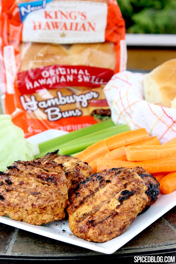 Spicy Buffalo Chicken Burgers - taste JUST like the wings!