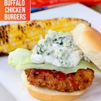 Spicy Buffalo Chicken Burgers - taste JUST like the wings!