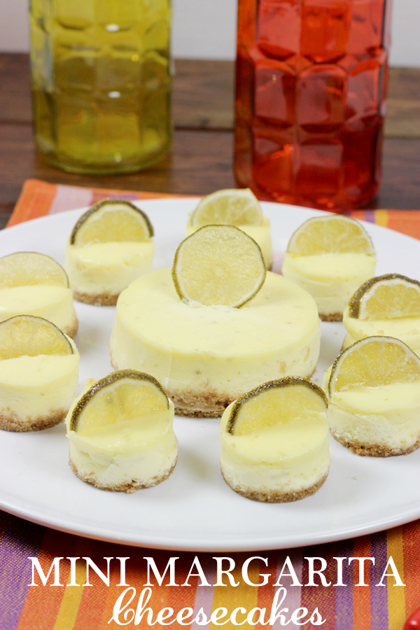 Margarita Cheesecake from spicedblog.com. Perfect for Cinco de Mayo! #cincodemayo #margarita #tequila #lime