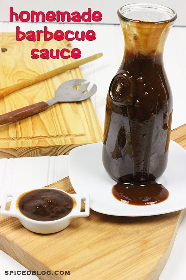 Homemade Barbecue Sauce from spicedblog.com #summer #grill