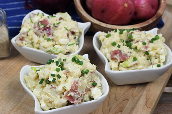 Southern Style Red Potato Salad #summer #potatosalad #picnic