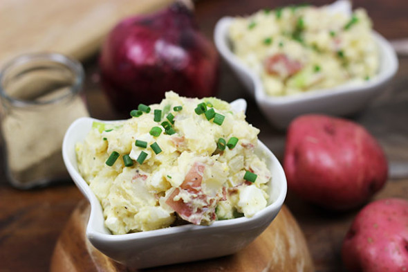 Southern Style Red Potato Salad #summer #potatosalad #picnic