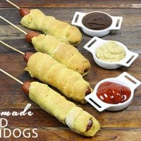 Baked Corndogs from spicedblog.com #fairfood #notfried