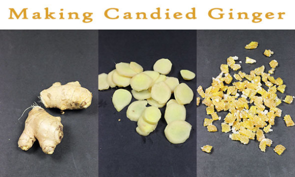 Making Candied Ginger