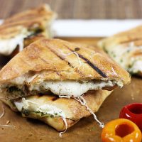 Mozzarella Pesto Panino #thechew