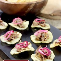 Pulled Pork Kettle Chip Bites #summer #TheRealKettleChips
