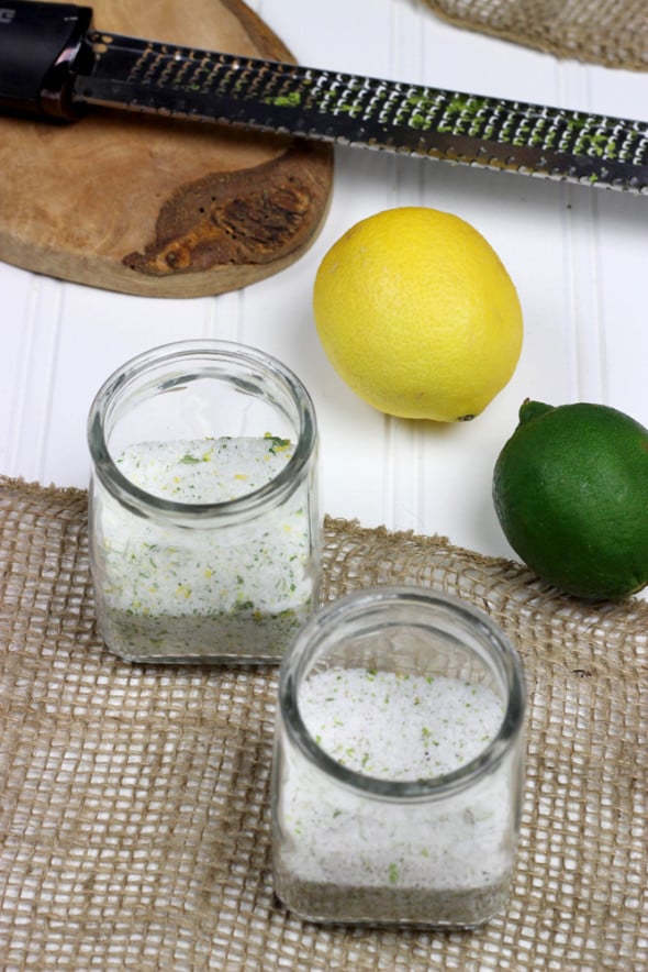 How to Make Lemon Basil Sea Salt and Chili Lime Sea Salt