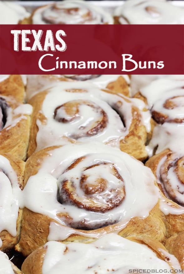 Texas-sized Cinnamon Buns!!