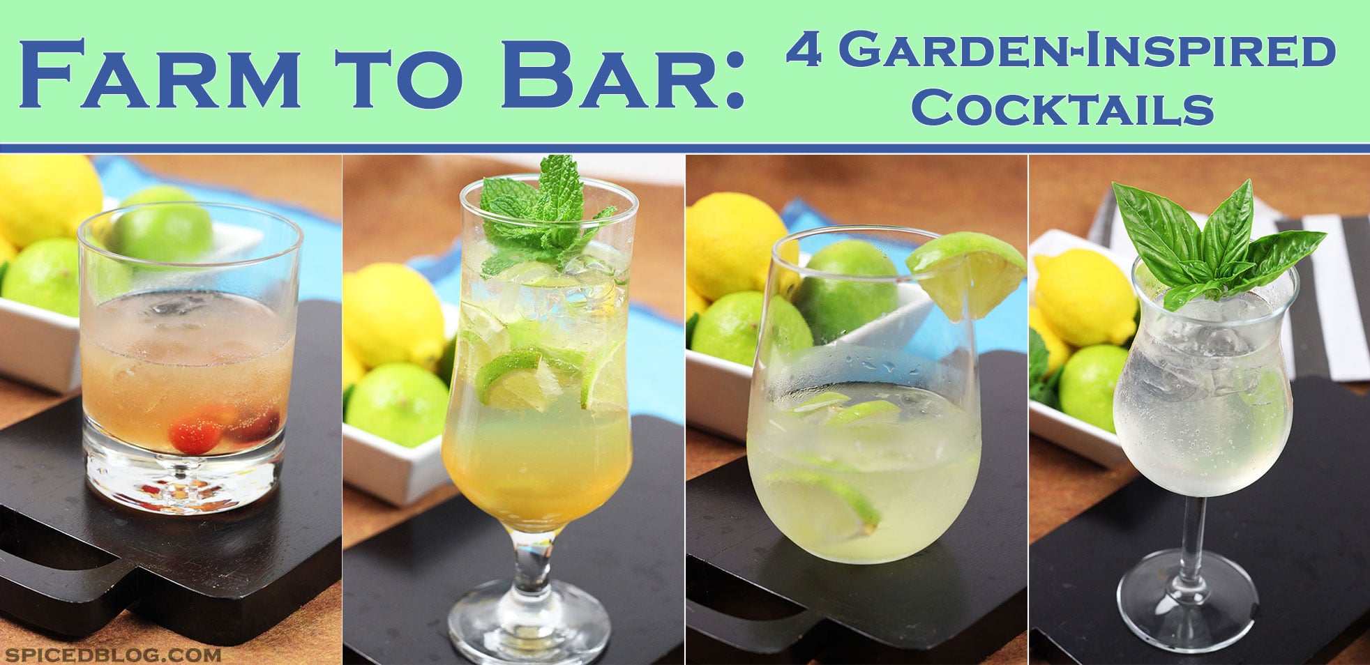 Farm to Bar: 4 Garden-Inspired Cocktails