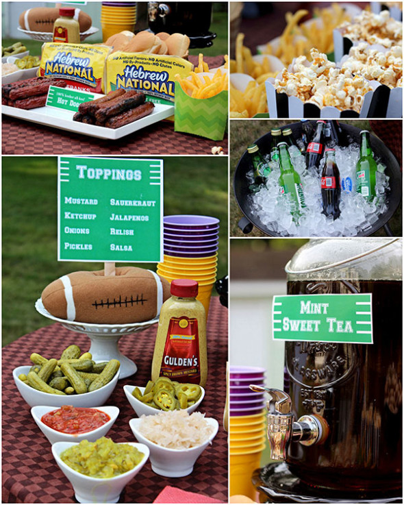 "Hot Dog Bar" Tailgate Party with Hebrew National #HebrewNational #99summerdays