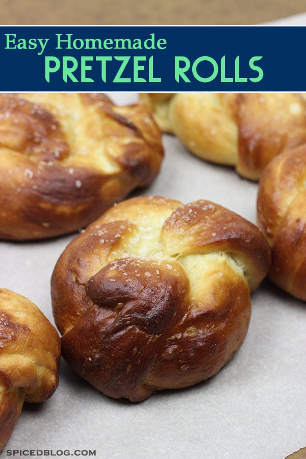 Easy Homemade Pretzel Rolls