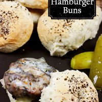 You'll never buy store-bought Hamburger Buns again! #homemade