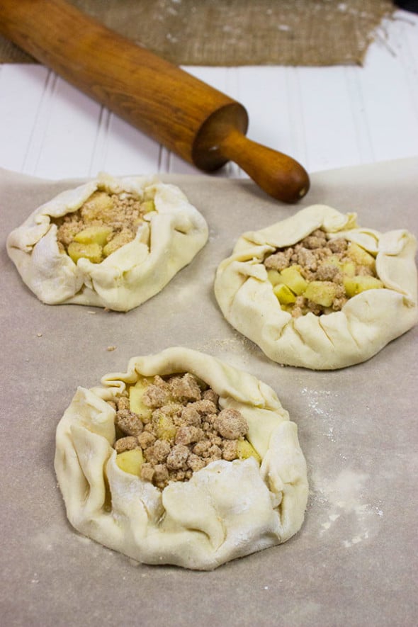 Rustic Apple Tarts