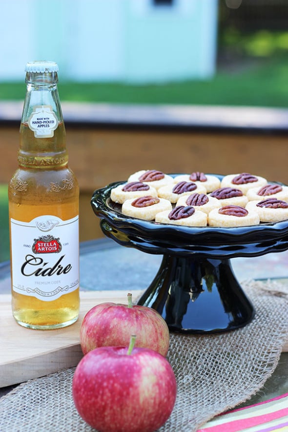 Autumn Cocktail Party Idea: Stella Artois Cidre & Spicy Cheese Wafers
