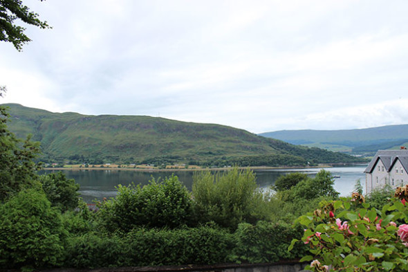 View from Braeside House, Ft. William, Scotland